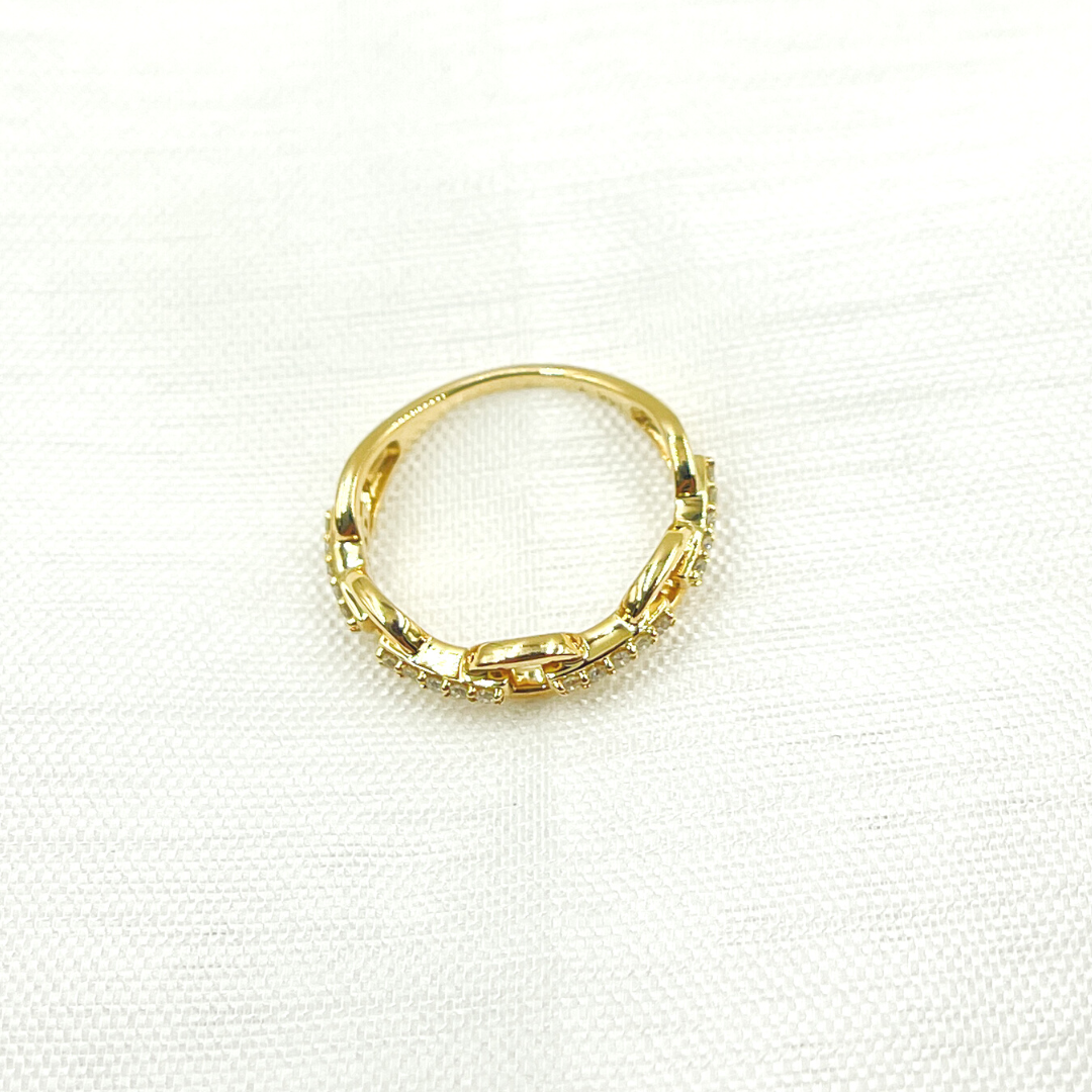 14K Solid Gold Diamond Ring. RFD17172