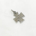 Load image into Gallery viewer, DC341. Diamond Sterling Silver Cross Charm
