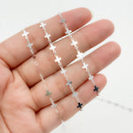 Load image into Gallery viewer, V310SS. Sterling Silver Fancy Cross-Link Chain