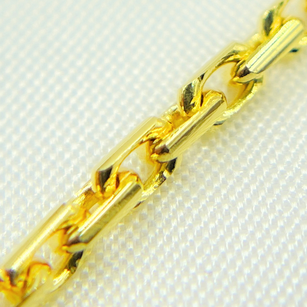 060R04CLH5. 14k Solid Yellow Gold Box Link Chain