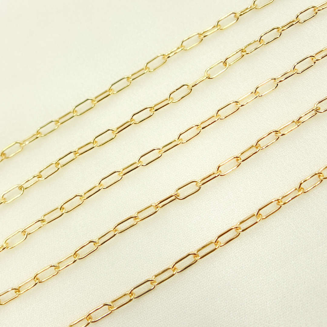 2505GF. 14k Gold Filled Paperclip Chain