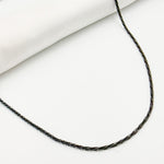 Load image into Gallery viewer, MAR30BR. Black Rhodium Sterling Silver Popcorn Finish Necklace
