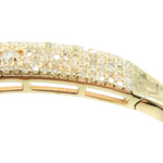 Load image into Gallery viewer, 14K Solid Gold Bangle with Diamonds. KG92
