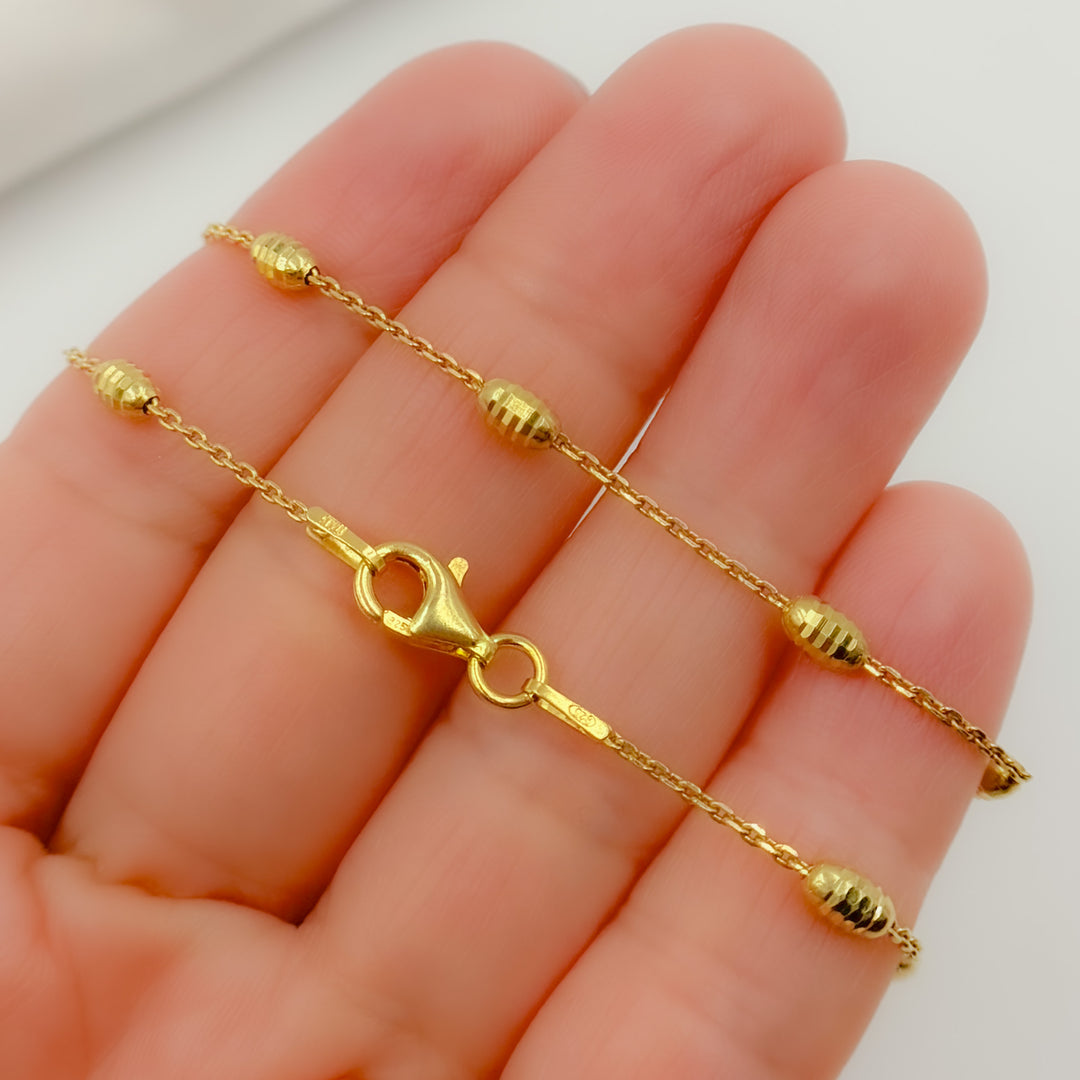 8Necklace. Gold Plated Sterling Silver Satellite Necklace