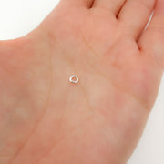 White Sterling Silver Open Jump Rings