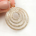 Load image into Gallery viewer, DP411. Diamond Sterling Silver Round Gradient Pendant
