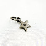 Load image into Gallery viewer, DC594. Diamond Sterling Silver Star Charm
