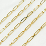 Load image into Gallery viewer, Gold Plated 925 Sterling Silver Diamond Cut Paperclip Link Chain