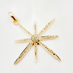 Load image into Gallery viewer, DP117. Diamond Sterling Silver Star Pendant
