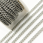 Load image into Gallery viewer, Y3OX. Sterling Silver Oxidized Curb Chain
