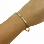 Load image into Gallery viewer, Bangle25. 14K Solid Gold Bangle Bracelet