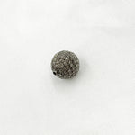 Load image into Gallery viewer, DC811. Diamond Sterling Silver Round Bead
