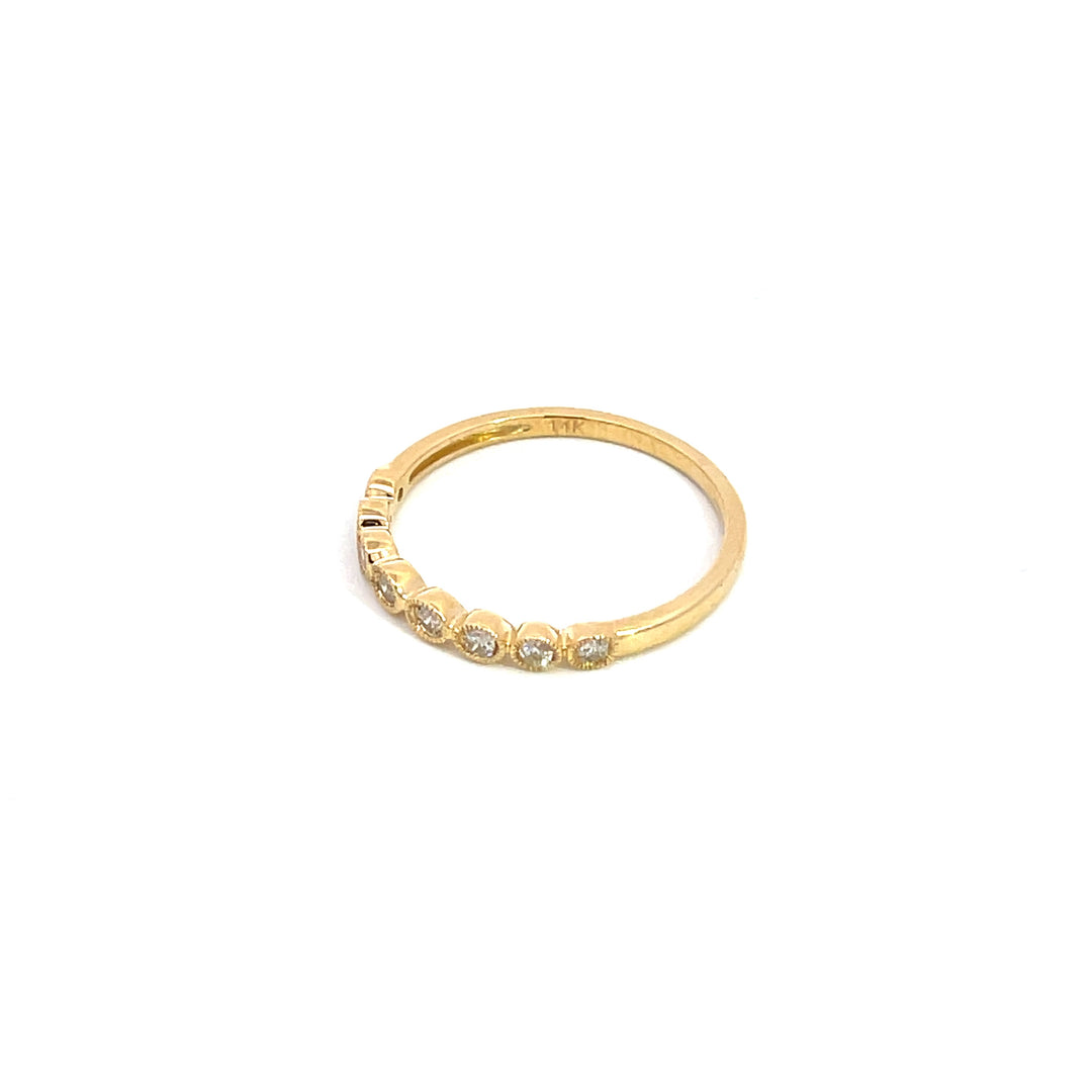 14k Solid Yellow Gold Ring. RAC00180