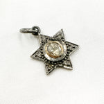 Load image into Gallery viewer, DC406. Diamond Star Pendant with Polki Diamond
