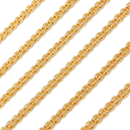 Gold Filled Double Curb Chain