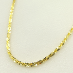 Load image into Gallery viewer, 14K Solid Gold Margarita Rock Sparkle Necklace. 025RNBFR0
