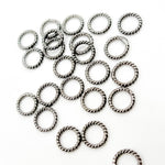 Load image into Gallery viewer, TRBR1. 6MM Close Gold Plated Twisted Jump Ring
