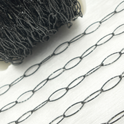 Shop Now Sterling Silver Diamond Cut Oval Link Chain