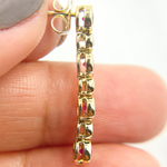 Load image into Gallery viewer, 14K Solid Gold Diamond &amp; Ruby Dangle Earrings. EFD52175RU
