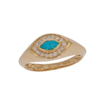 Load image into Gallery viewer, RFB18436. 14K Solid Gold Diamond and Gemstone Ring