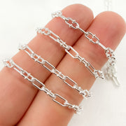 Buy Now Sterling Silver Oval & Mariner Link Chain