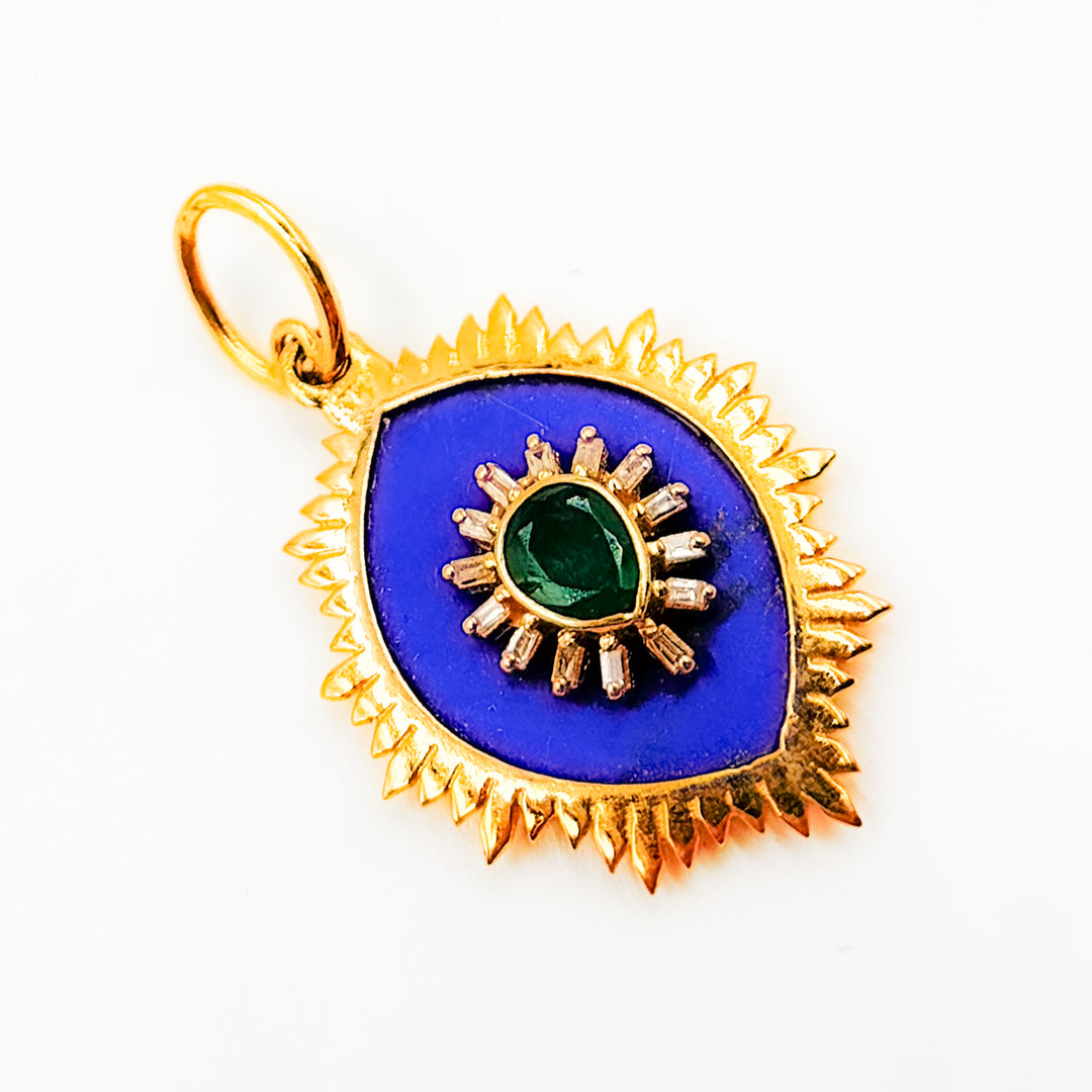 Gold Oval Pendant
