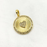 Load image into Gallery viewer, DP837. Diamond Sterling Silver Round Heart Pendant
