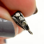 Load image into Gallery viewer, DC495. Diamond &amp; Sterling Silver Drop Charm
