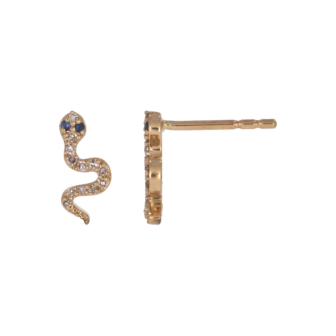 EFB53759. 14K Solid Gold Diamond and Gemstone Earrings