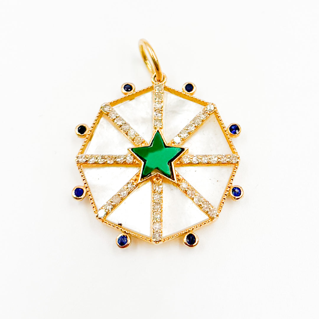 14K Gold Star Pendant