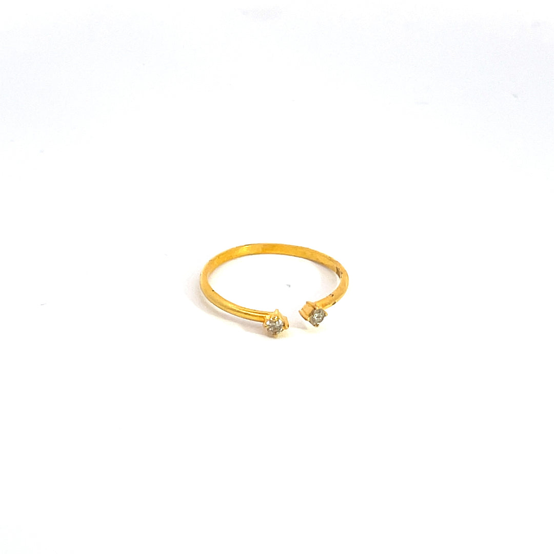 14K Solid Gold Diamond Ring. GDR36