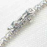Load image into Gallery viewer, OJ7530. 14K White Gold Bracelet with Diamond Hearts