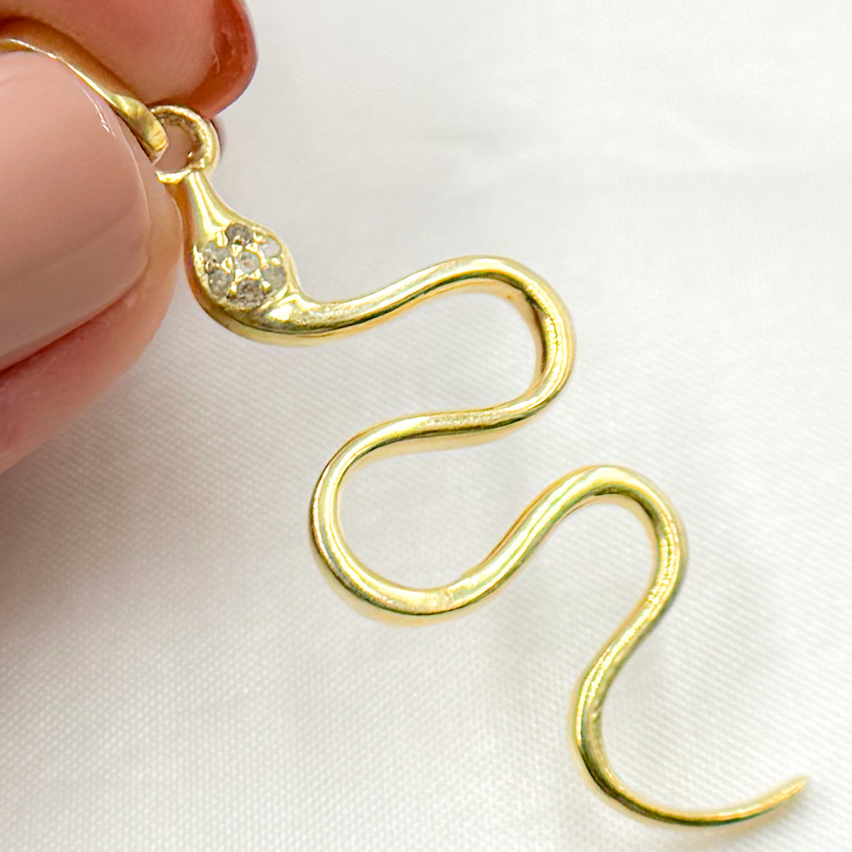 Shop Now Silver Snake Pendant