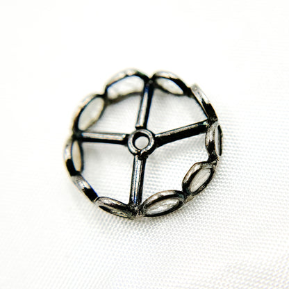 Silver Round Spacer Bead