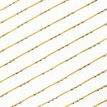 Load image into Gallery viewer, V289TT. 14k Gold Filled Chain and 3 Sterling Silver Beads in Between
