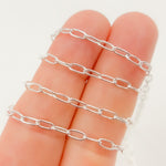 Load image into Gallery viewer, Y137SS. Sterling Silver Paperclip Chain
