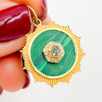 Load image into Gallery viewer, KG53A. 14K Solid Gold Round Pendant
