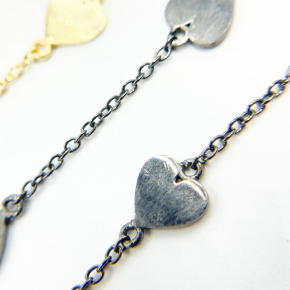 310HS. Heart Shape Connected Wire Chain