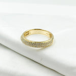 Load image into Gallery viewer, 14K Solid Gold Diamond Band Ring. RN401155
