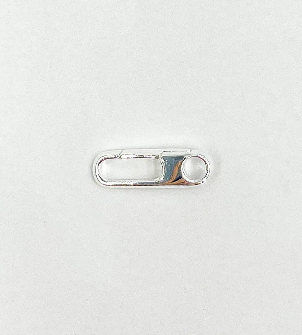 1356SS. Sterling Silver Clasp 15x5 mm