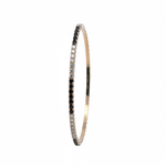 Load image into Gallery viewer, BNH68545. 14K Solid Yellow Gold Diamond and Gemstone Bangle