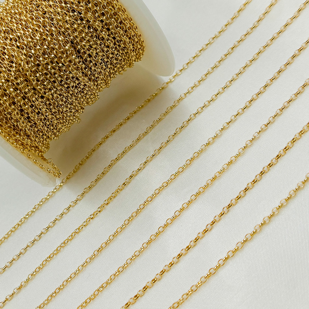 1098GF. 14K Gold Filled Oval Link Chain