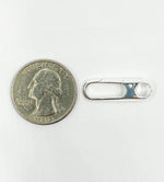 Load image into Gallery viewer, 925 Sterling Silver Clasp 26x8 mm. 266SS
