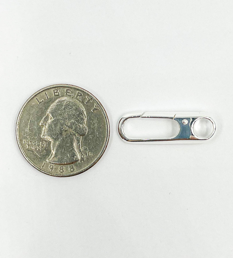 925 Sterling Silver Clasp 26x8 mm. 266SS