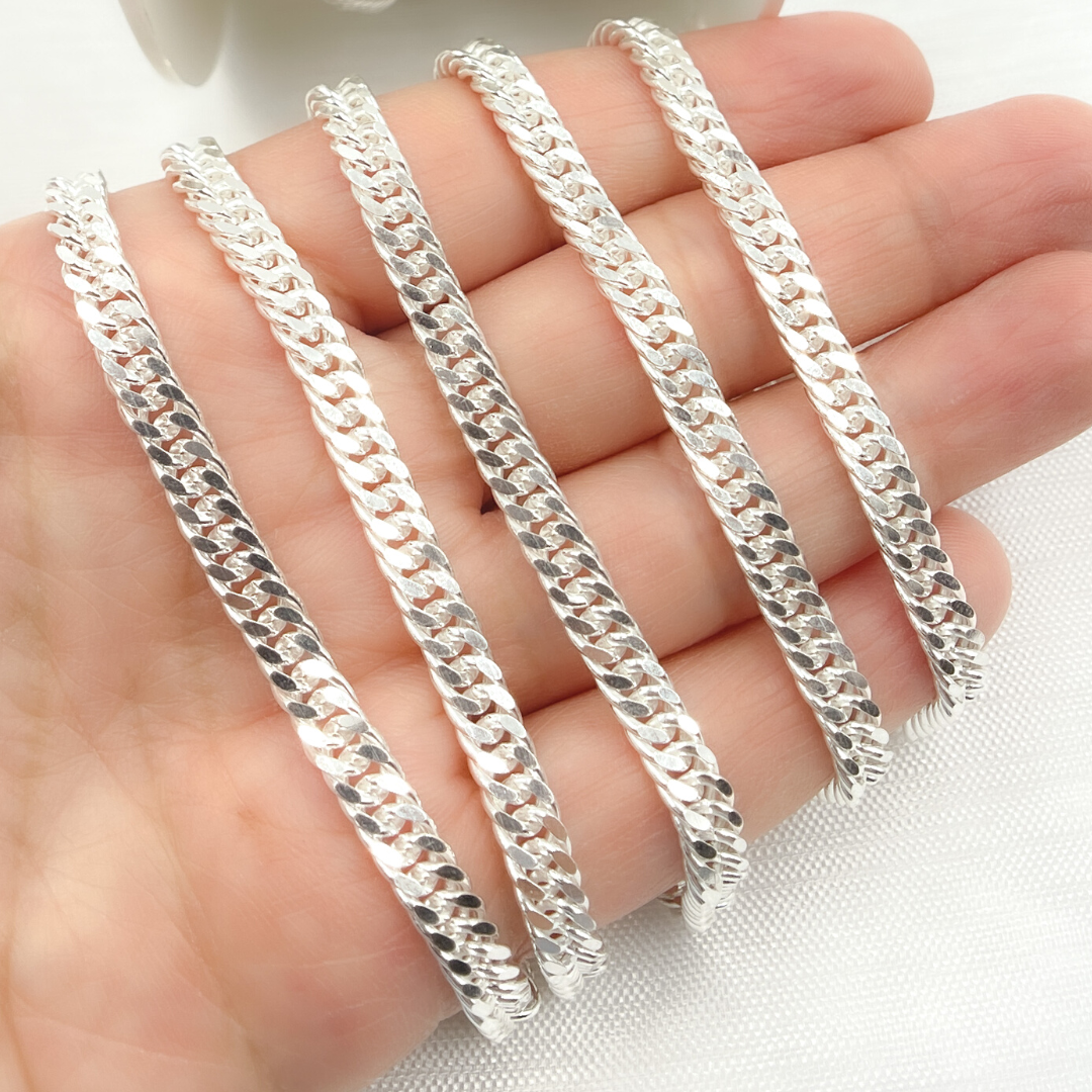 Y68SS. Sterling Silver Double Curb Chain