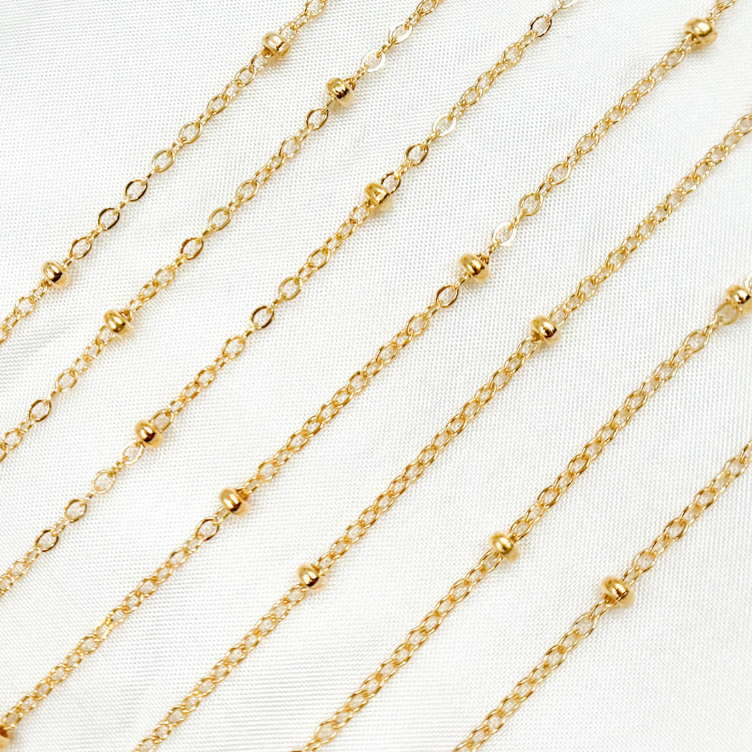 1381GF. 14K Gold Filled Ball Satellite Chain