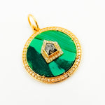 Load image into Gallery viewer, Shop Now 14K Gold Round Pendant