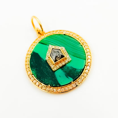 Shop Now 14K Gold Round Pendant