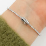 Load image into Gallery viewer, BNL68424. 14K Solid Gold Diamond Bangle