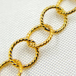 Load image into Gallery viewer, 679TW. 14K Gold-Filled Twisted Round Link Chain
